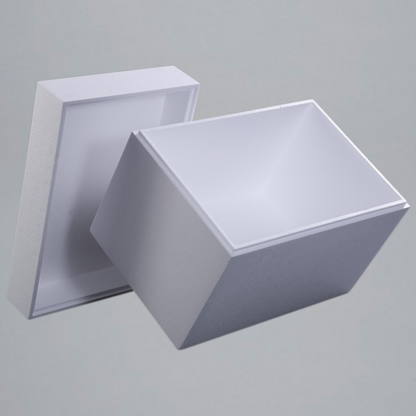 White THERMOCON EPS polystyrene box on grey background 67