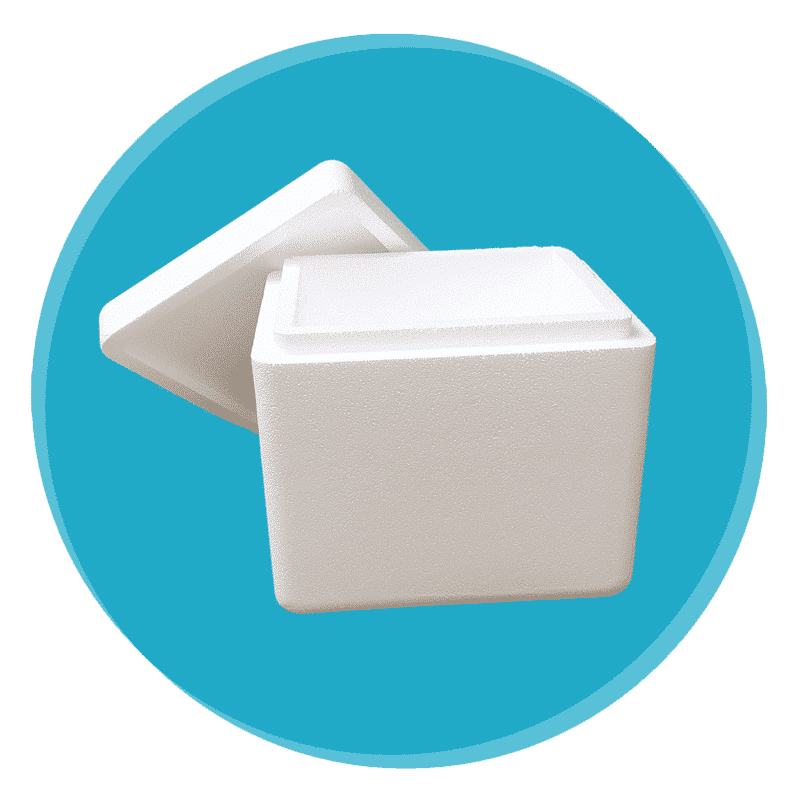 THERMOCON EPS insulated shipper with lid