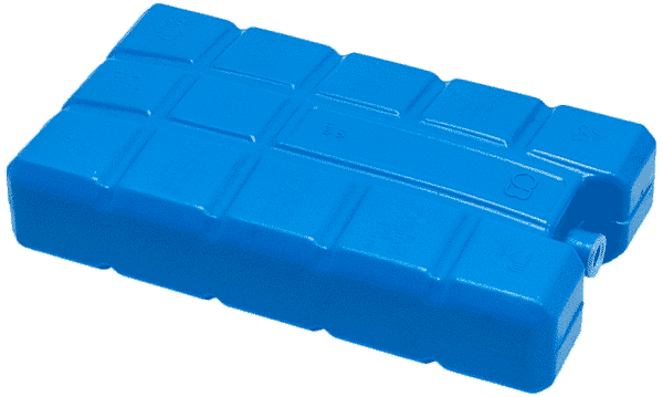 Kleinerer gerippter HDPE-Basic-Kühlakku