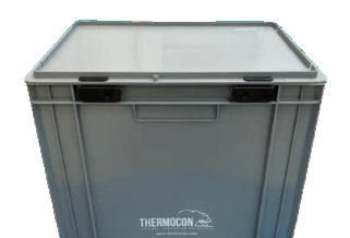 Geöffnete THERMOCON Slim Line mit eingesetzten Kühlelementen
