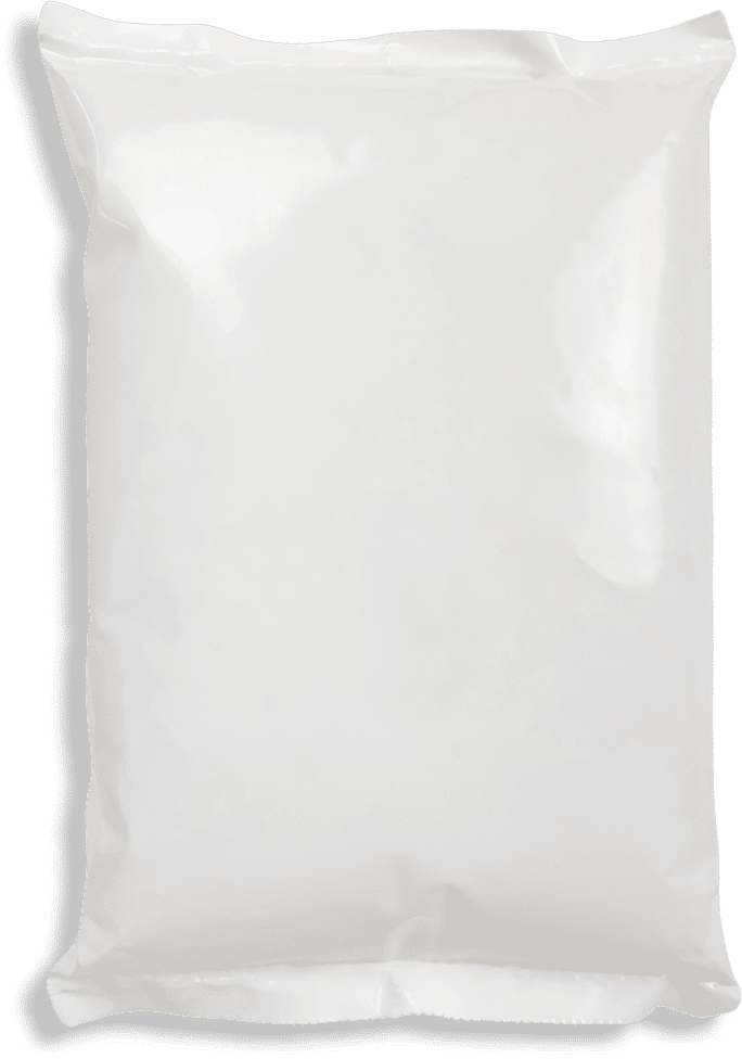 THERMOCON Recycling Gelpack in un involucro di pellicola bianca